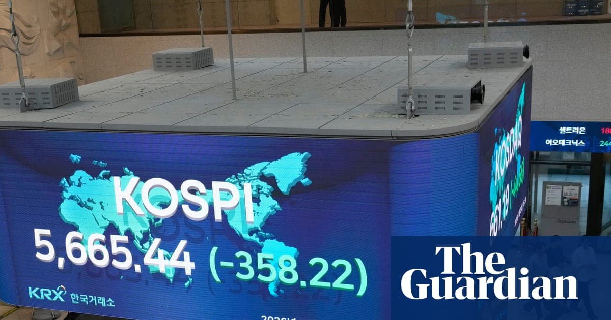 Shares in Asian chip firms plunge further as AI sell-off continues