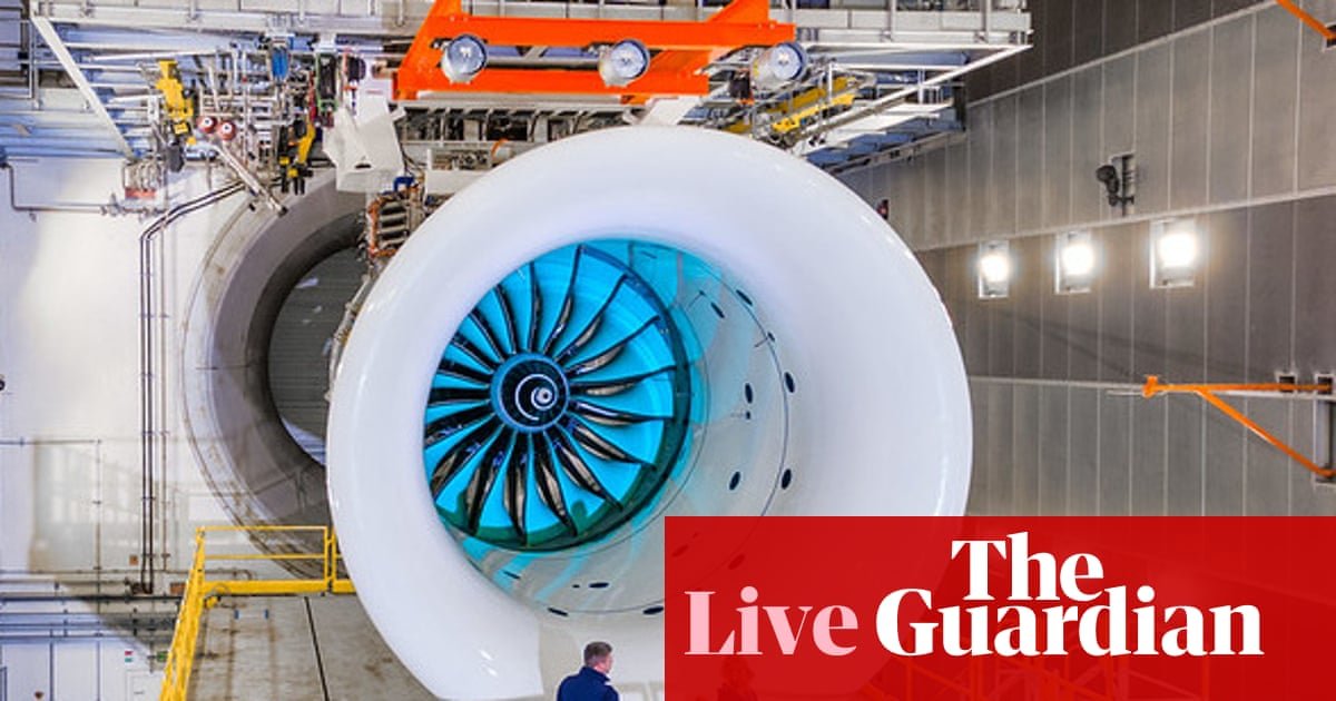 FTSE 100 to fall from record high after Fed holds interest rates and Iran attacks; Rolls-Royce expects higher profits – business live