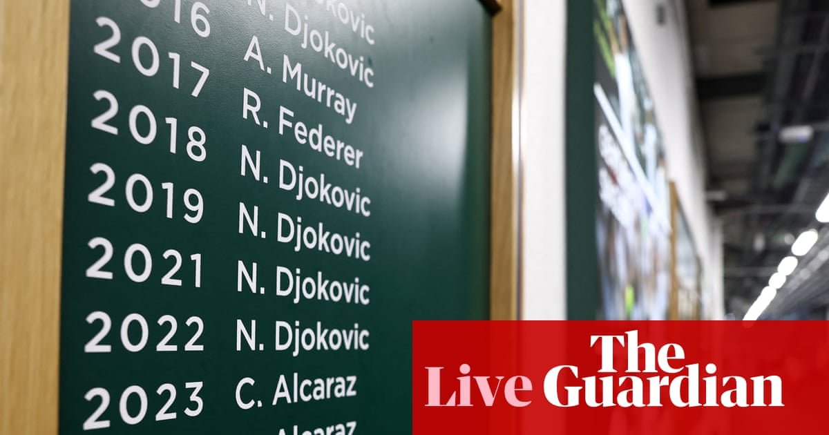 Jannik Sinner v Alexander Zverev: Wimbledon men’s singles final – live