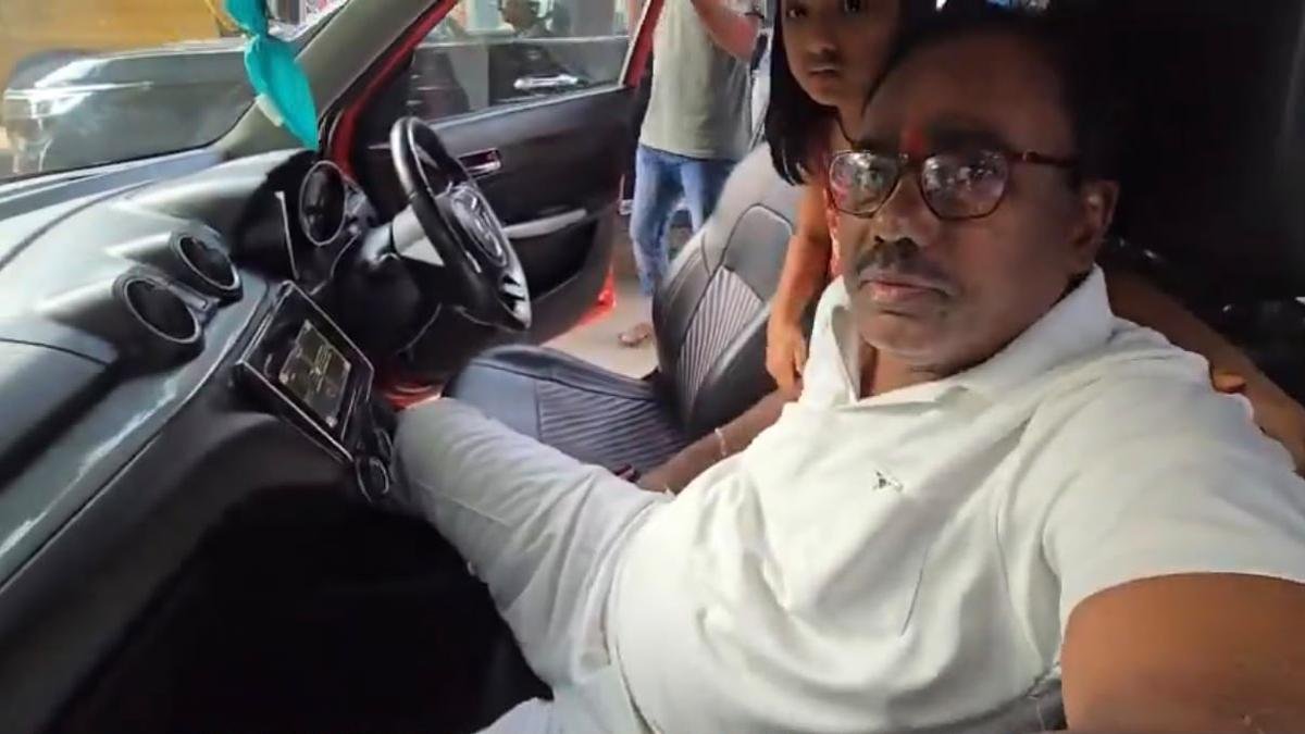Hyderabad SI booked after letting six-year-old granddaughter drive, claims he was preparing her for Guinness World Record