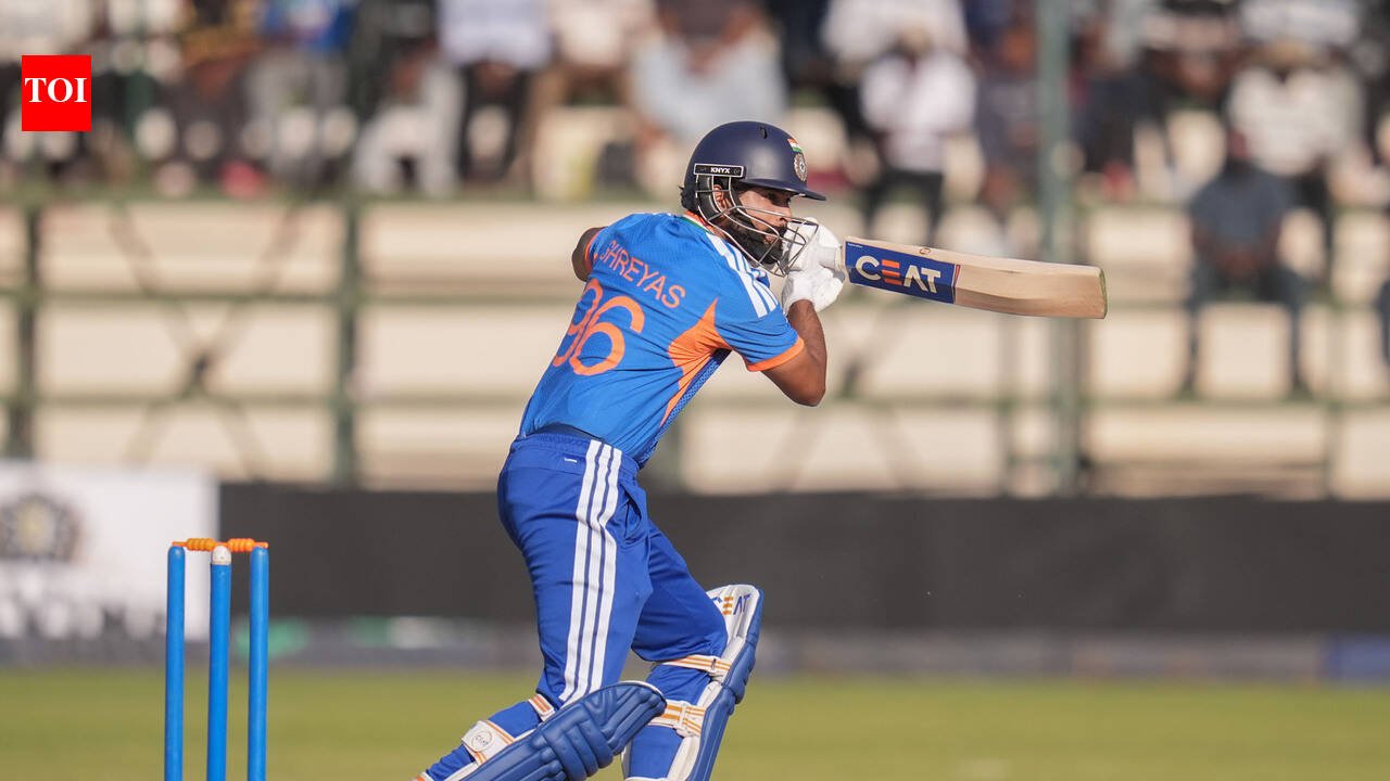 1st T20I: Captain Shreyas Iyer ends winless streak as India crush Zimbabwe