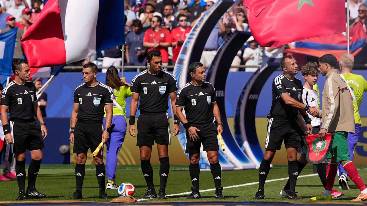 Despite all-Argentinian referee row, France extend astonishing World Cup record against Morocco