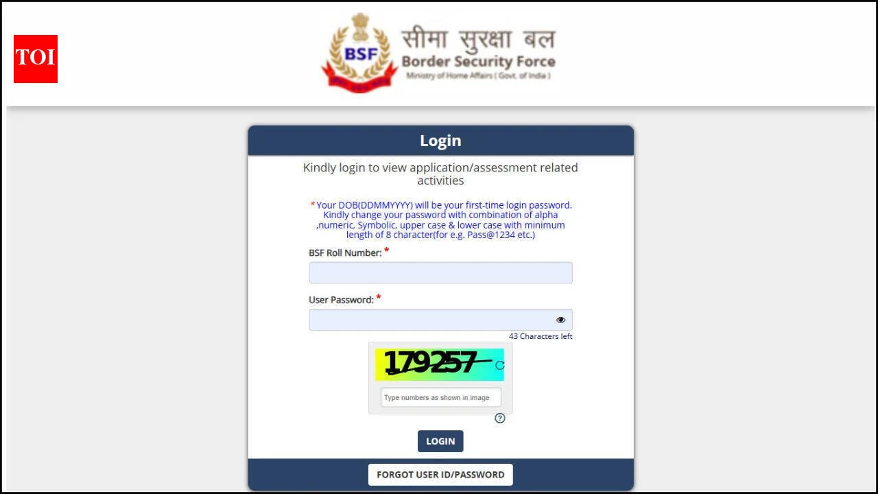 BSF HCM admit card 2026 released: Check download link, login details and exam date