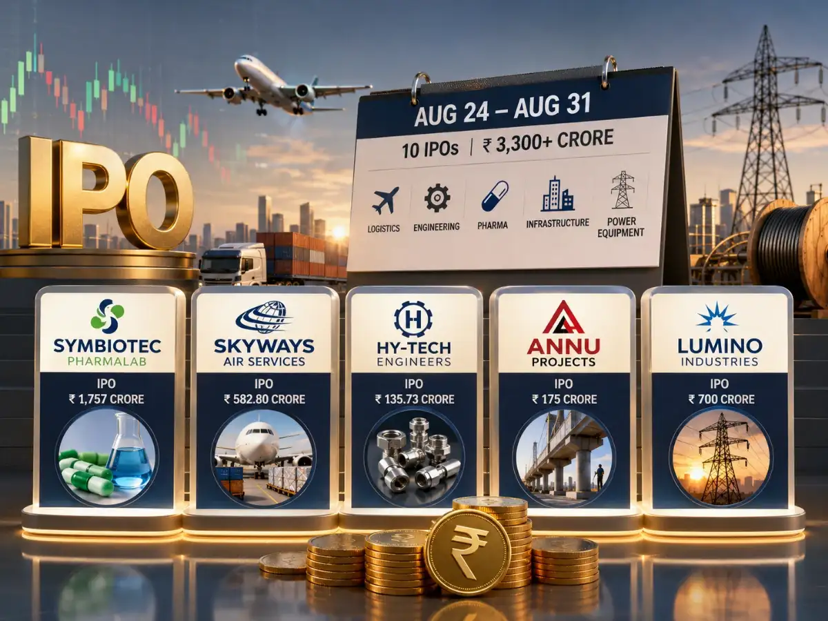 Rs 3,300 crore IPO week: Symbiotec, Skyways Air to lead 10-offer rush for investors
