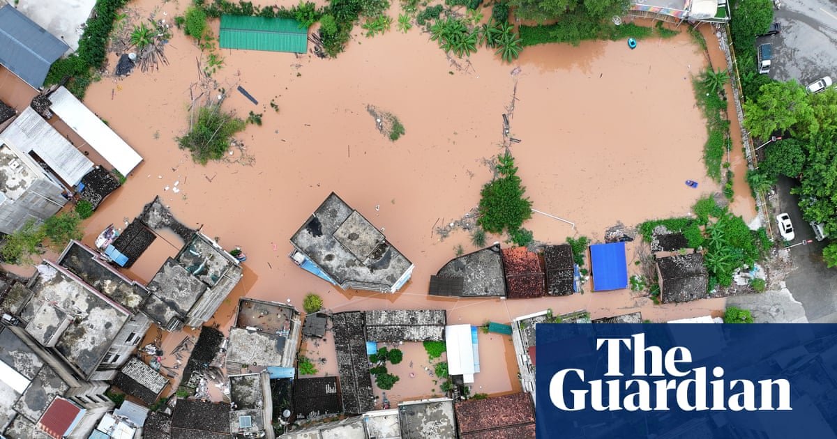 Typhoon Narra: record flood waters submerge homes and force mass evacuations in China