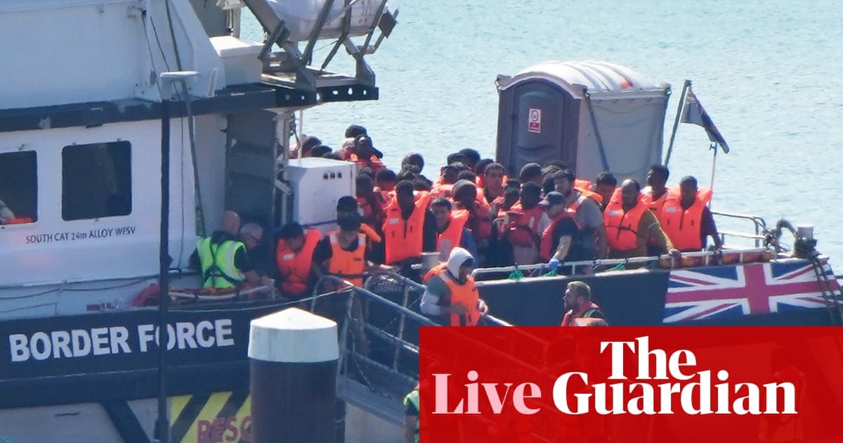 Criticism of Reform UK’s pledge to use Navy to stop small boats – politics live