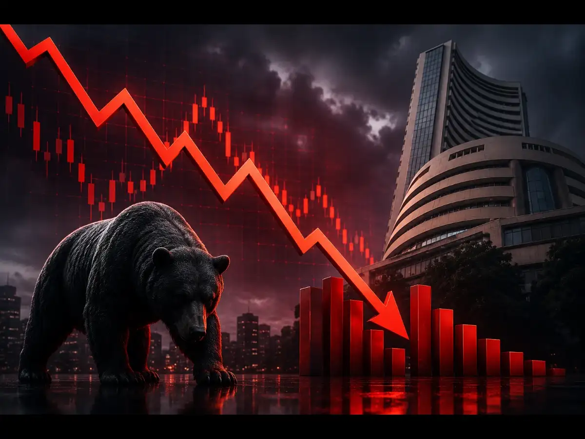Sensex falls 183 points, Nifty closes below 24,250 as market erases all morning gains. What lies ahead?