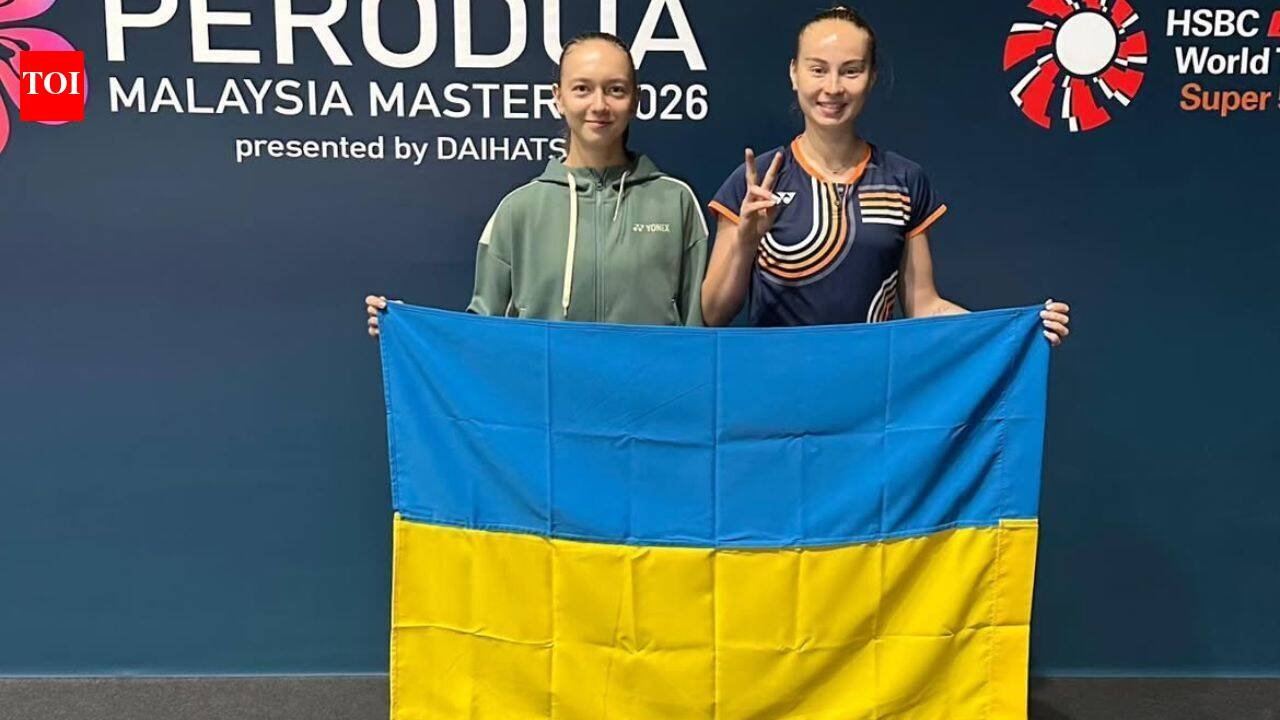 BWF Worlds: Displaced by war, Yevheniia and Polina keep Ukraine's flag flying high
