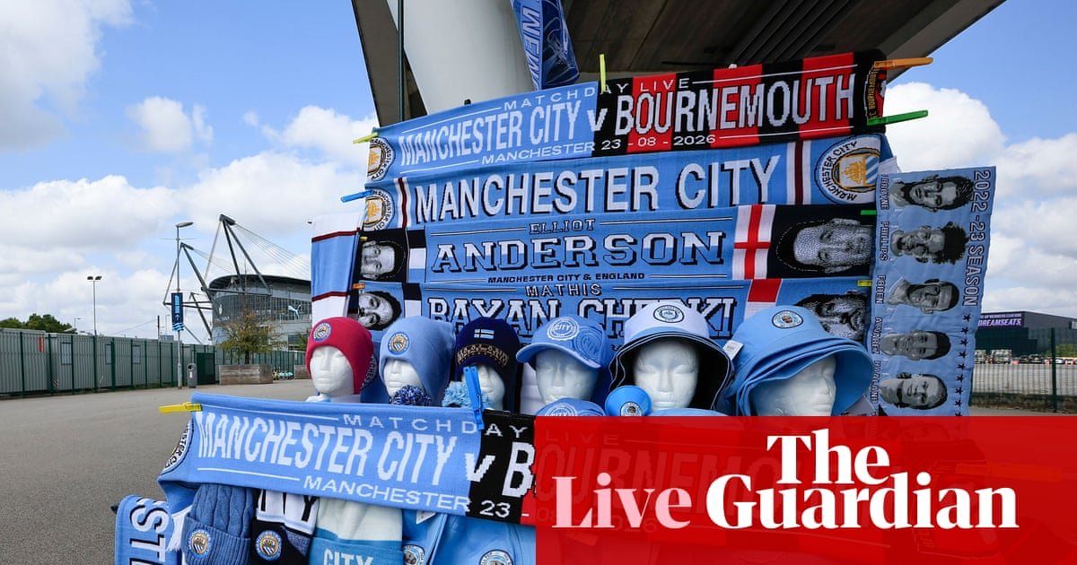 Manchester City v Bournemouth: Premier League – live