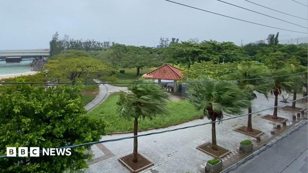 Typhoon Dolphin batters Japan's Okinawa before bearing down on China