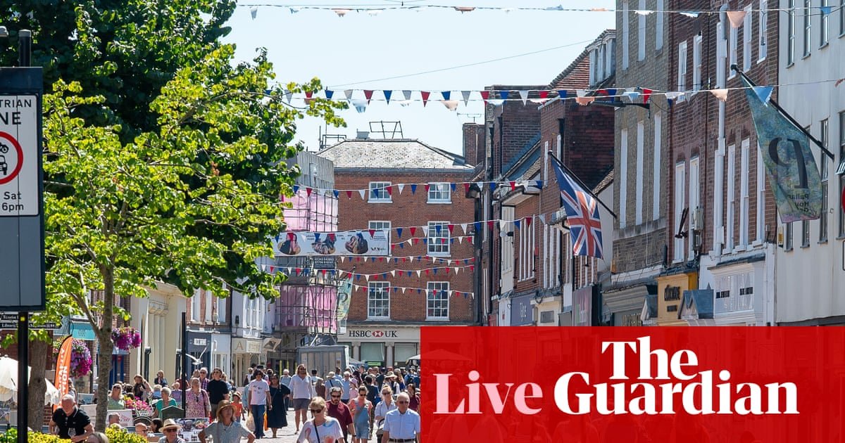 Retail sales fall despite World Cup and hot weather boosting alcohol and drinks trade – business live