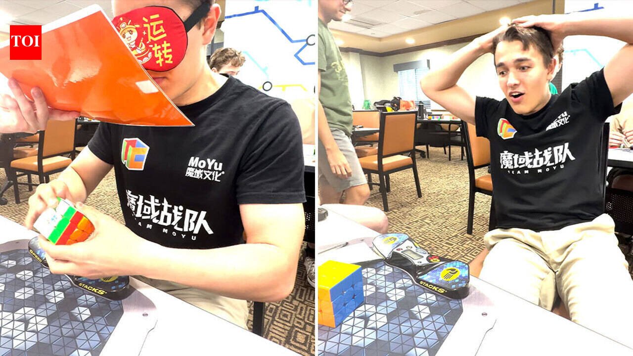 He solved a Rubik's Cube blindfolded in just 11.56 seconds: Meet the 21-year-old Guinness World Record holder inspiring millions