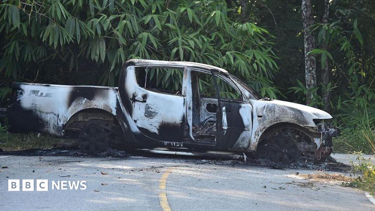 Dozens of co-ordinated arson attacks hit southern Thailand