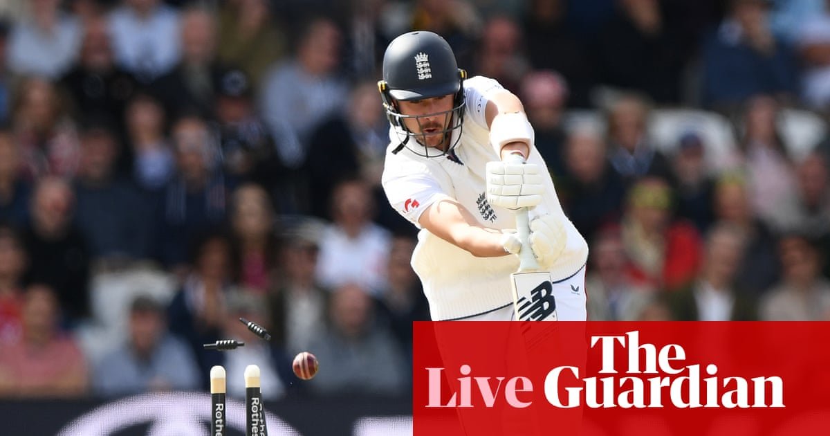 England v Pakistan: first men’s cricket Test, day three – live