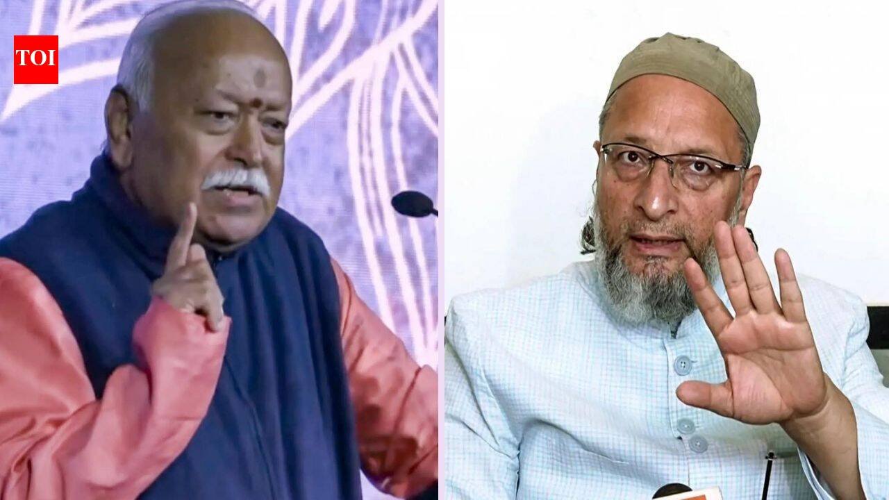 'Oldest trick in RSS playbook': Owaisi attacks Mohan Bhagwat over Hindu-Muslim remarks