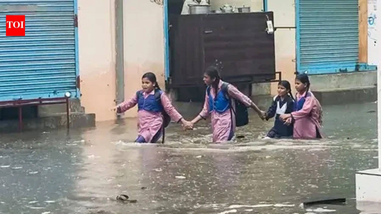 Gurgaon schools shift online, offices adopt WFH today amid heavy rainfall, waterlogging and traffic disruption