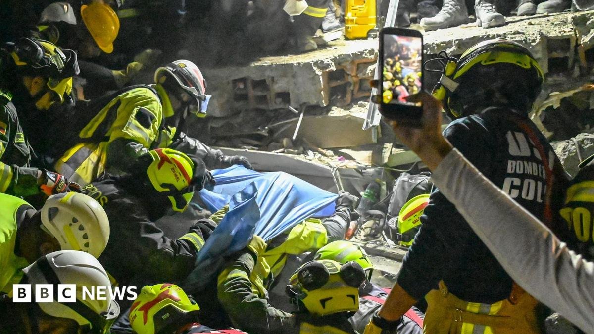 Woman pulled alive from rubble 36 hours after Colombia quake