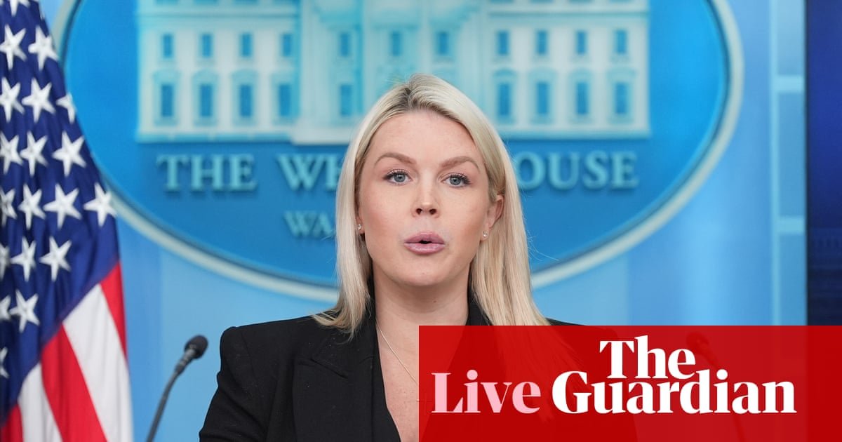 Questions over Karoline Leavitt’s replacement as she steps down as White House press secretary – US politics live