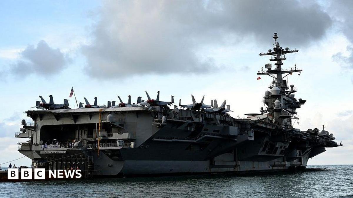 US aircraft carrier on way to relieve USS Lincoln after issues reported on board
