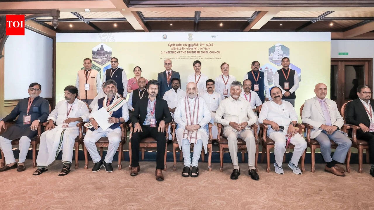 Amit Shah hails South's development in CMs meet, cites 3 pillars of progress