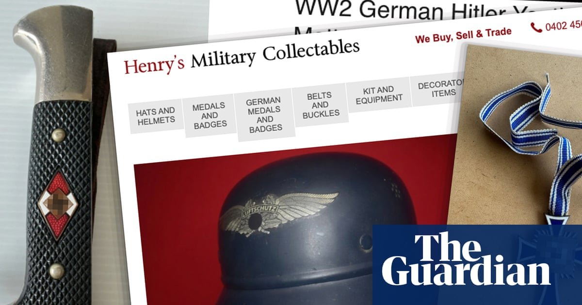Nazi artefacts still being sold online years after trade outlawed across Australia
