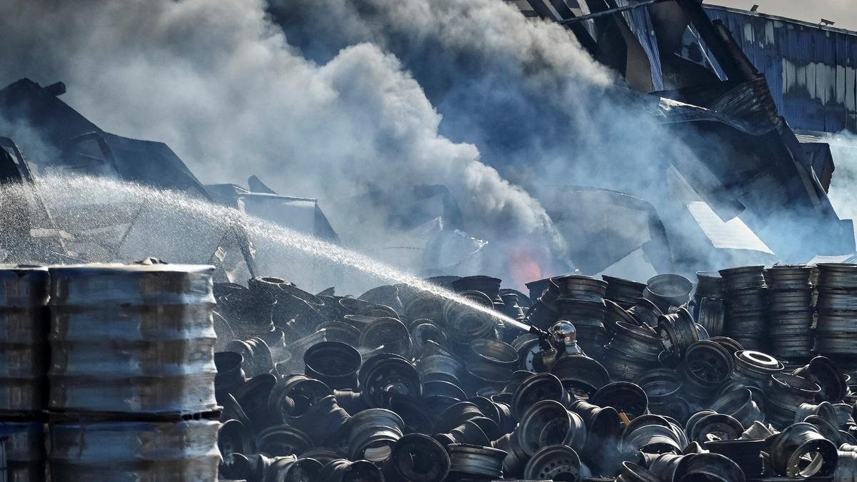 Russian strike on warehouse in Ukraine’s Kyiv region causes detonation, killing at least 27