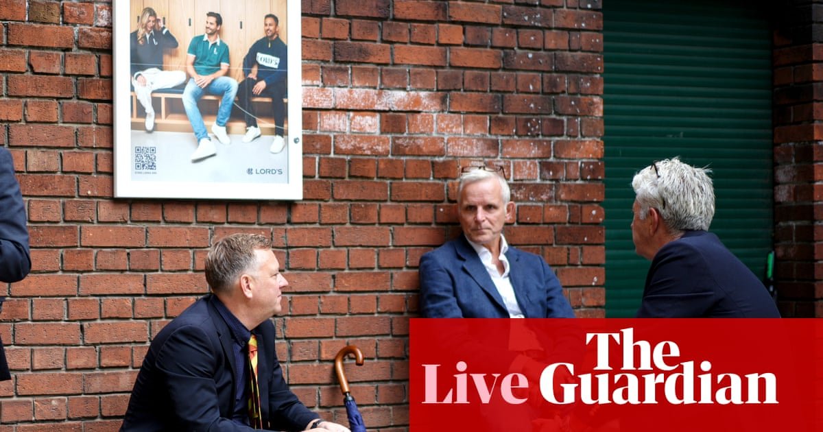 England v Pakistan: second men’s cricket Test, day two – live
