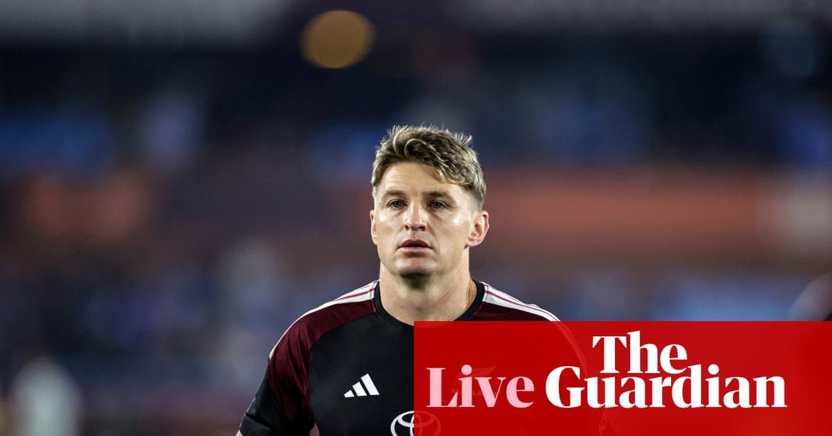 South Africa v New Zealand: rugby union first Test – live