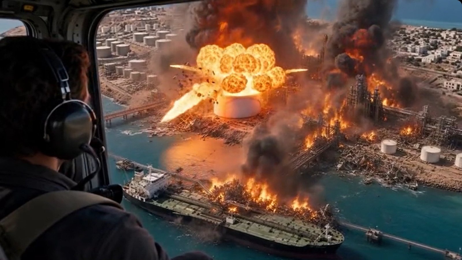 Trump says Kharg Island 'being blown to smithereens', shares AI video after Iran's Jordan attack