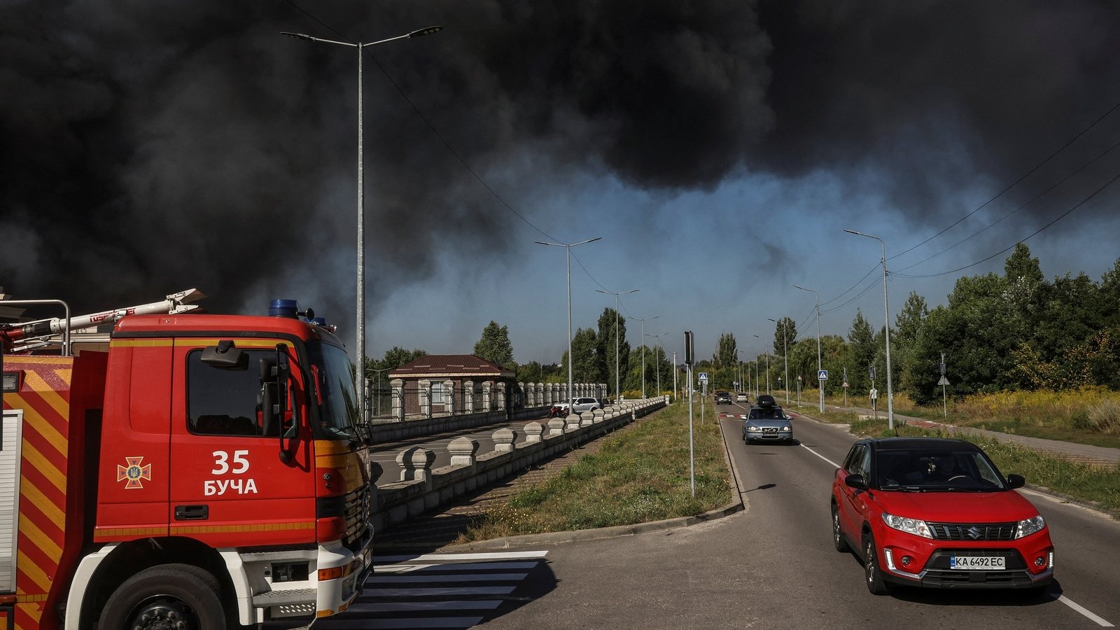 Russian air attack on Ukraine's Kyiv kills at least 27, injures 42