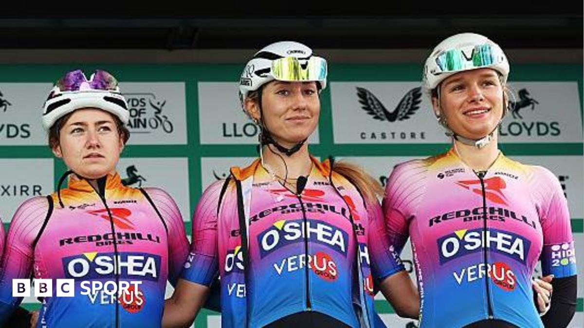 Rider 'nearly hit' by car on day one of Tour of Britain Women