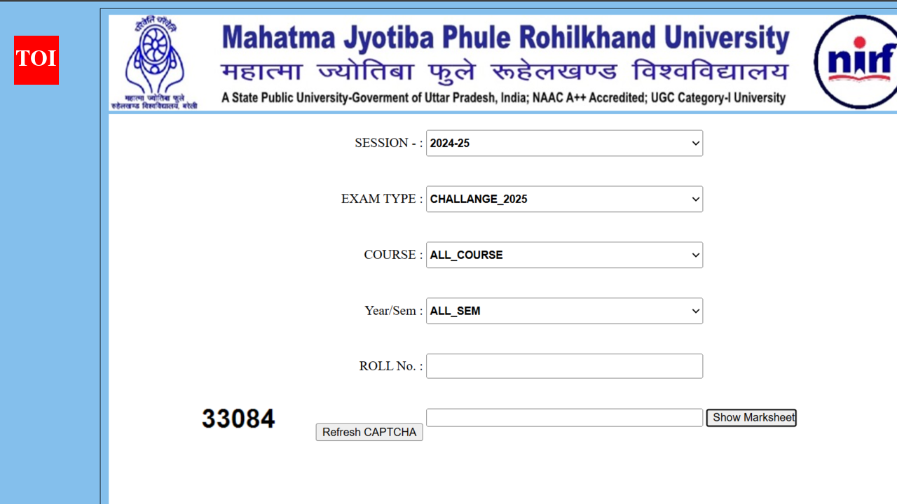 MJPRU result 2026 declared at mjpru.ac.in: Direct link to download scorecards here
