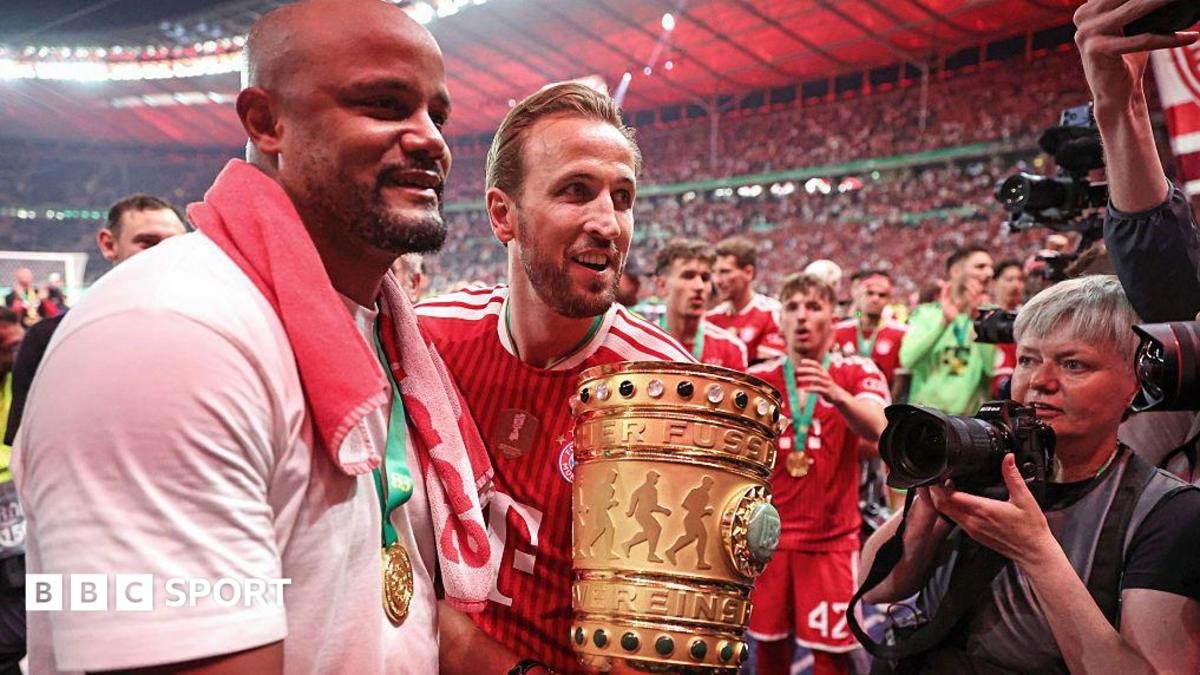 What is the aim for Kompany, Kane and Bayern?