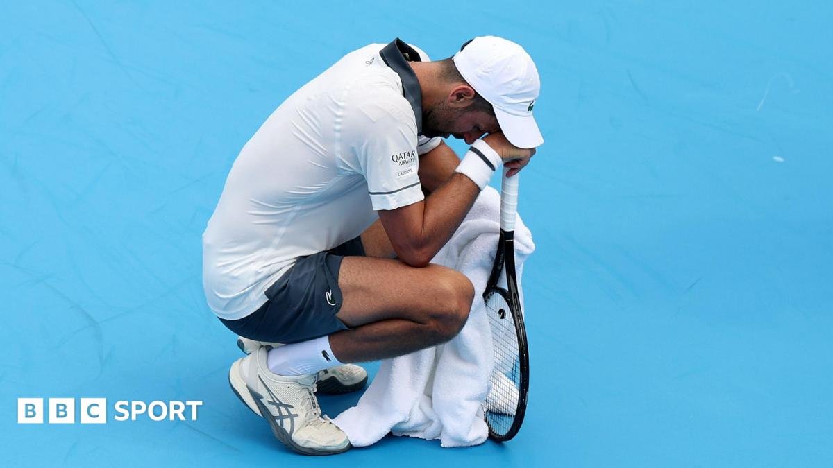 Djokovic suffers in heat as Tirante inflicts shock defeat