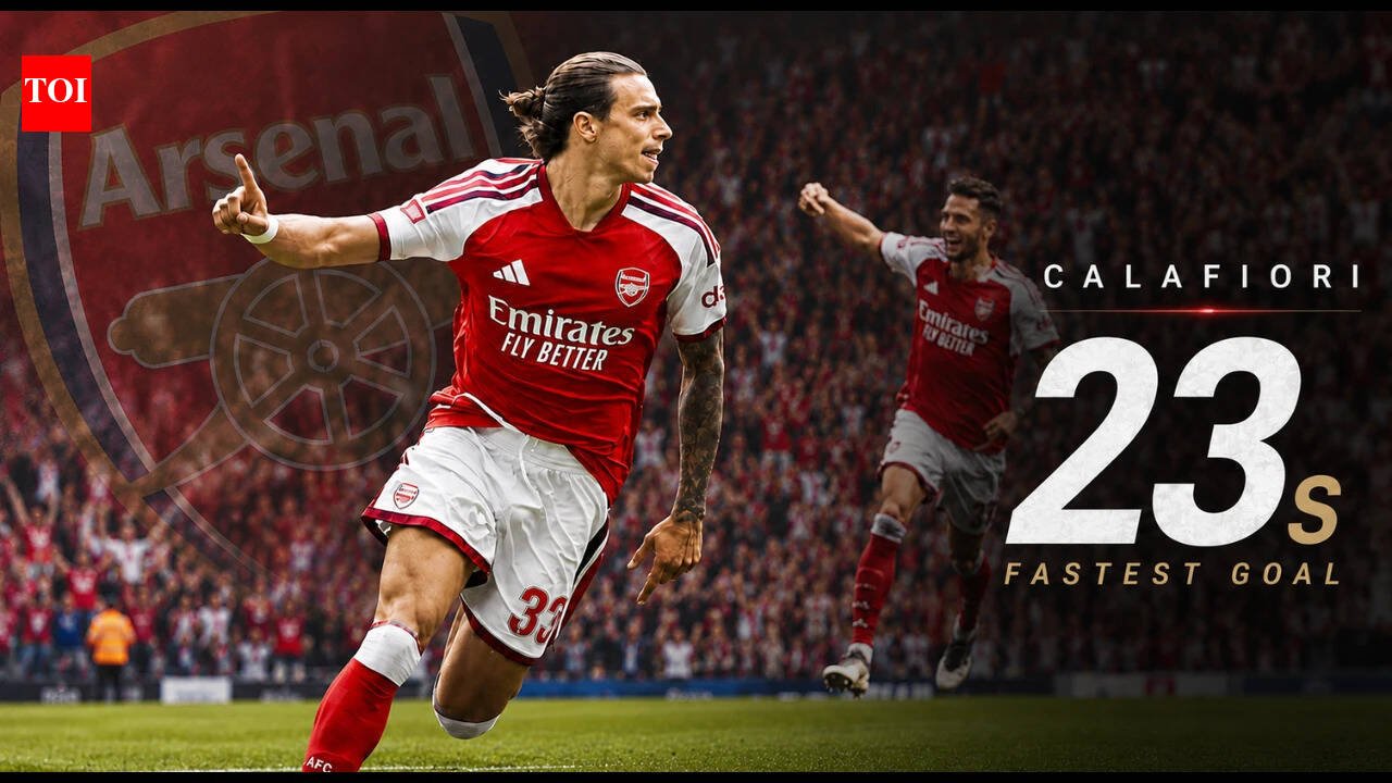 Arsenal’s Calafiori scripts history with fastest-ever Community Shield goal in 118 years