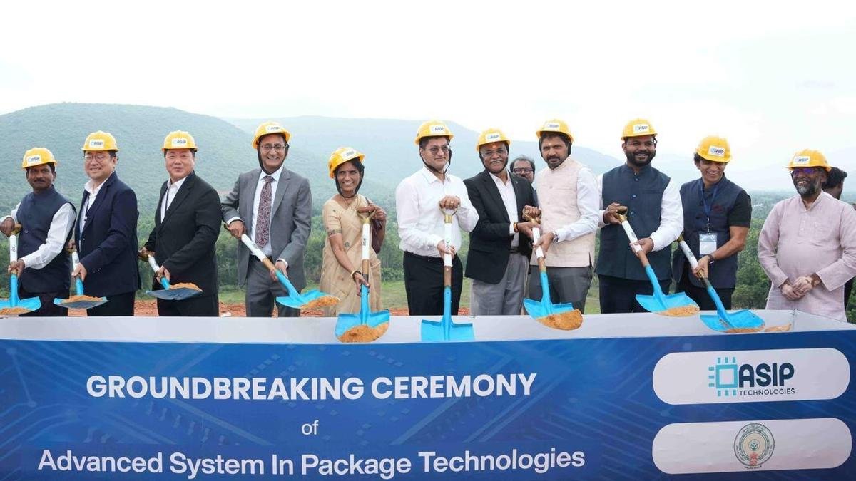 Prime Minister lays foundation for A.P.’s first semiconductor manufacturing facility