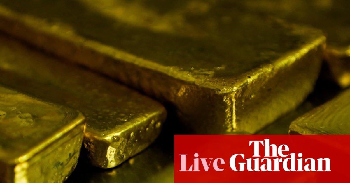 Gold hits highest level in three months as traders worry about US inflation and bond market jitters – business live