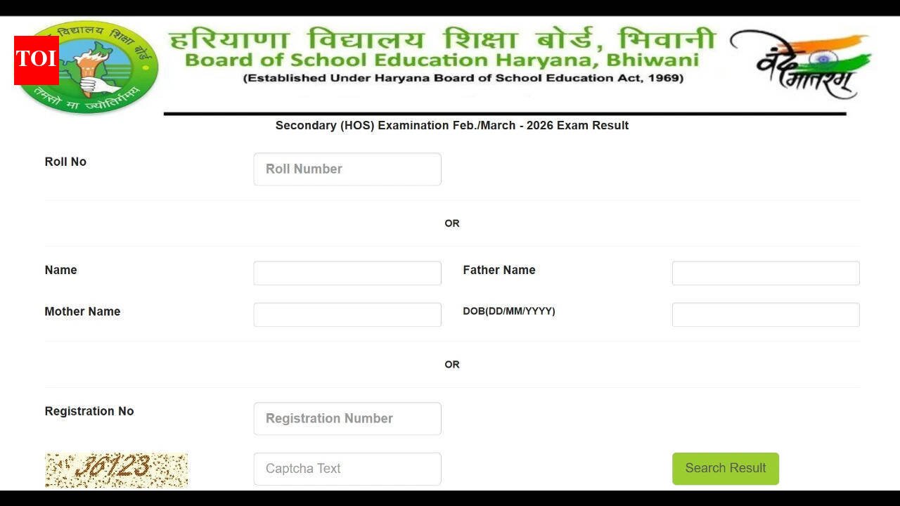 HBSE supplementary results 2026 declared for Classes 10, 12: Direct link to download scorecards here