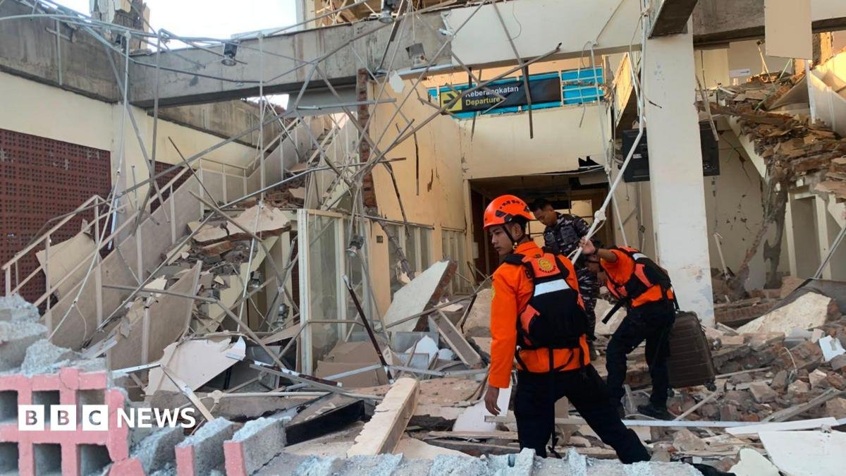 Five dead after 7.7 magnitude earthquake strikes Indonesia