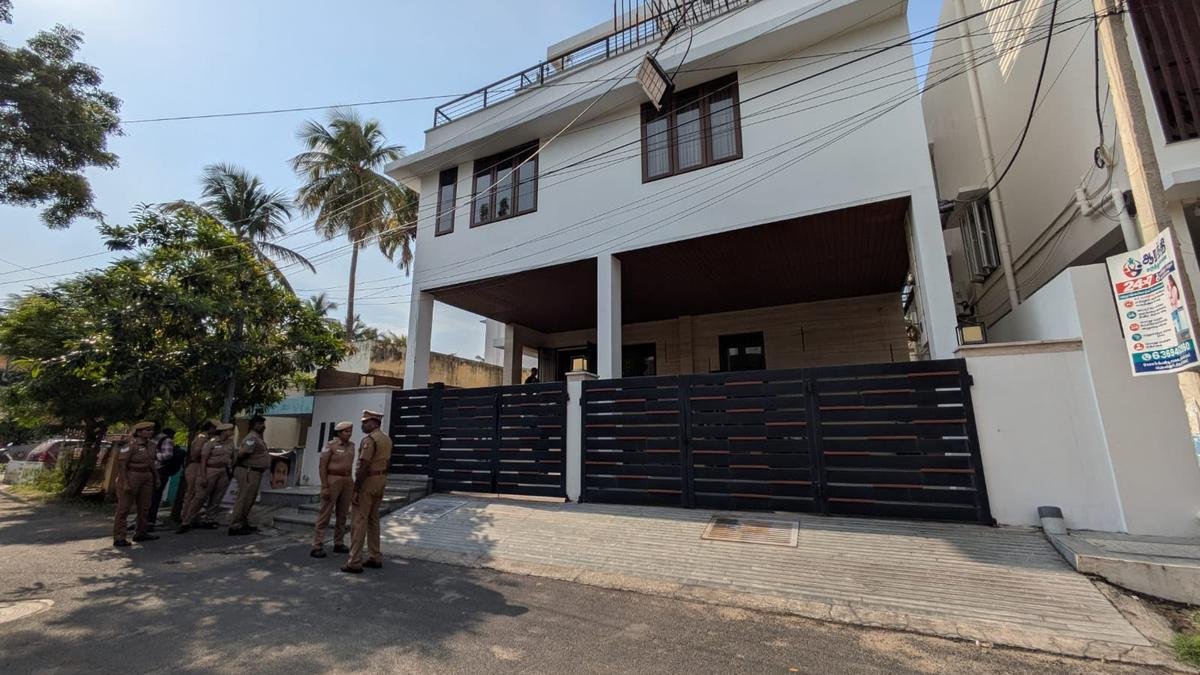 Police search DMK Minister Anbil Mahesh’s house over alleged multi-crore fraud involving private schools