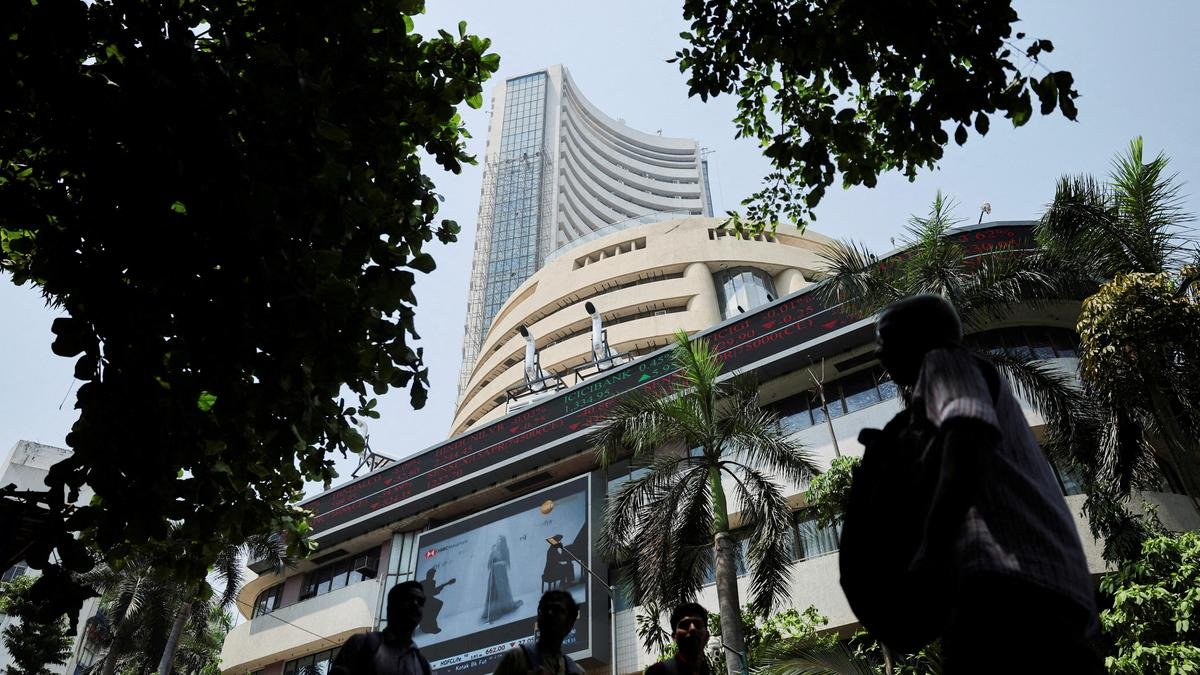 Sensex drops 330 points, Nifty down to 23,329 dragged by IT stocks