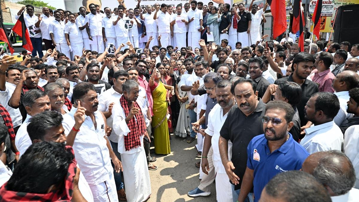 Chief Minister was making defamatory statements like delivering dialogues given to him during film shootings: DMK MLA Manimaran