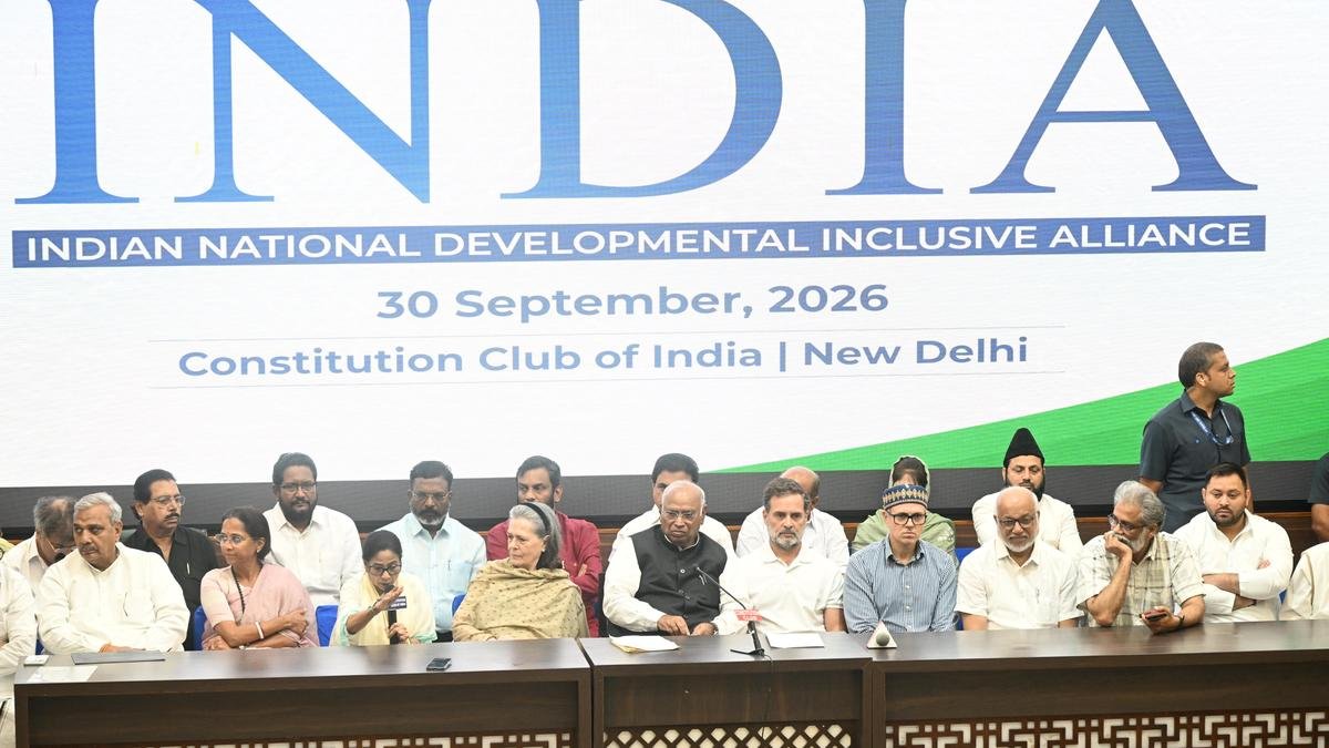 INDIA bloc to launch nationwide campaign against CEC, SIR from October 2
