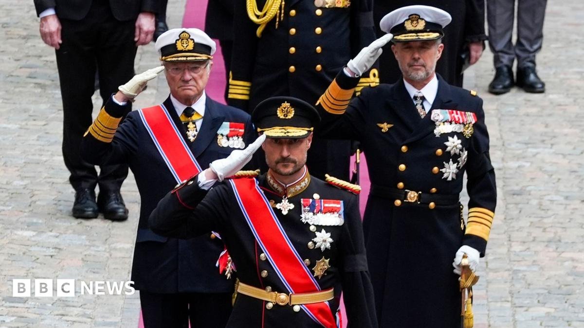 Europe's royalty pay respects to King Harald V in Norway