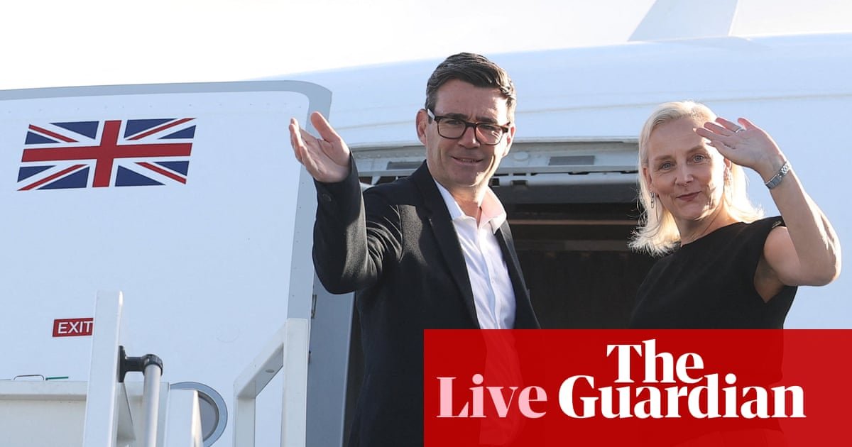 UK not ‘on the slide’, Burnham to tell UN as he gears up for first meeting with Trump – UK politics live
