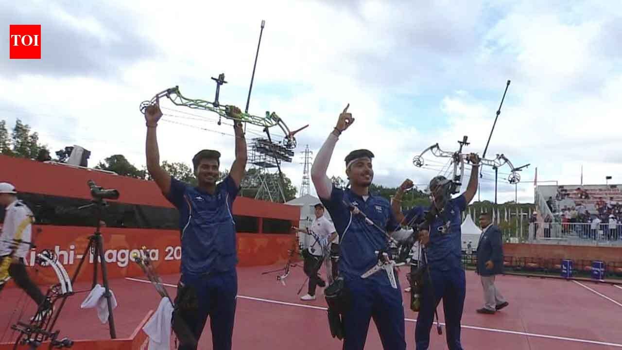 India win men's compound team gold, archery haul grows to three golds