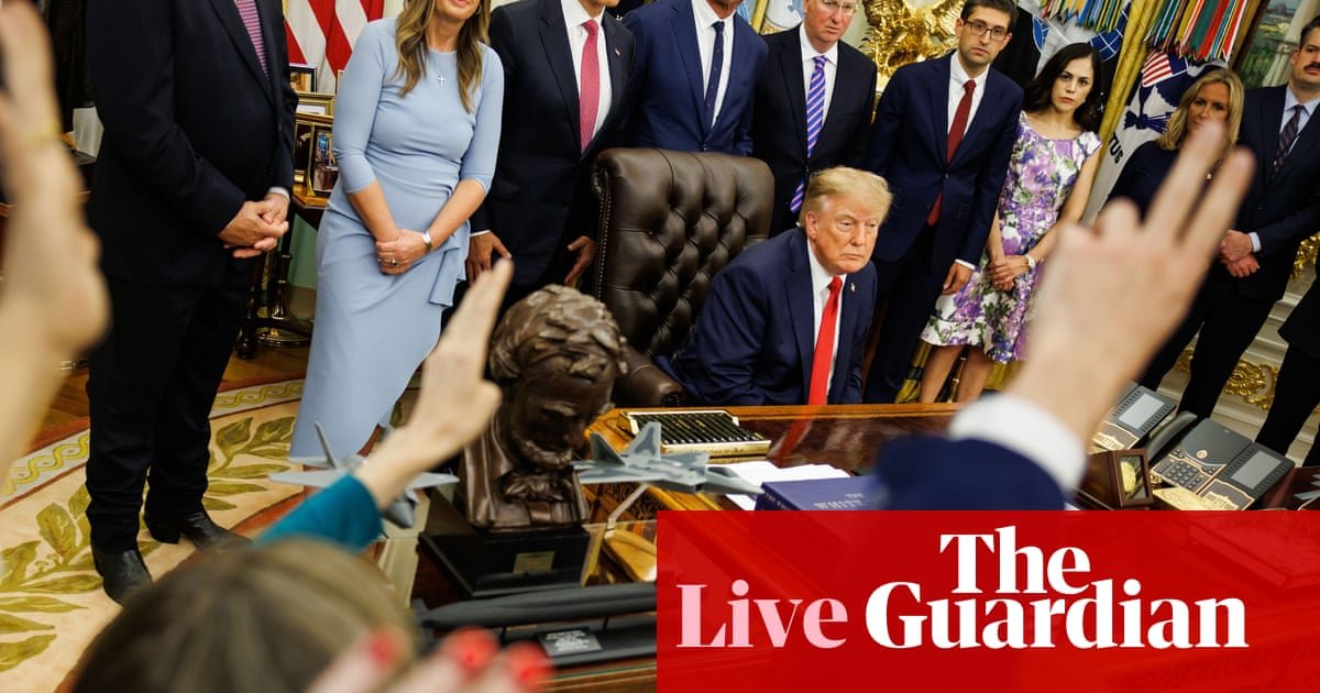 CNN, MS Now and Politico to sue Trump administration over White House ban – live