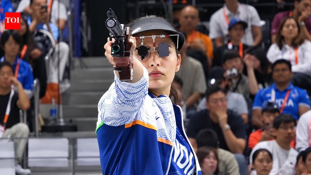 Manu Bhaker finishes fifth in 10m air pistol final, misses Asian Games medal