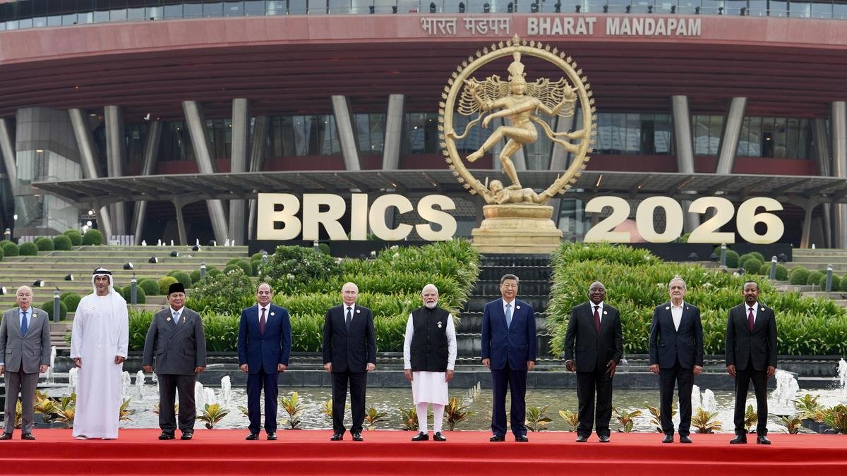 Modi greets BRICS leaders against backdrop of Tamil Nadu’s Ramanathaswamy temple