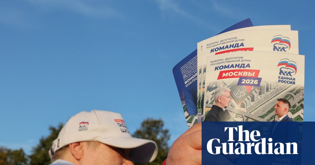 Russians go to polls against backdrop of Ukraine war and Putin’s tightening grip
